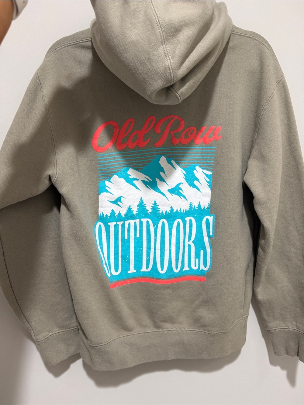 Old Row Outdoors Hoodie in Taupe